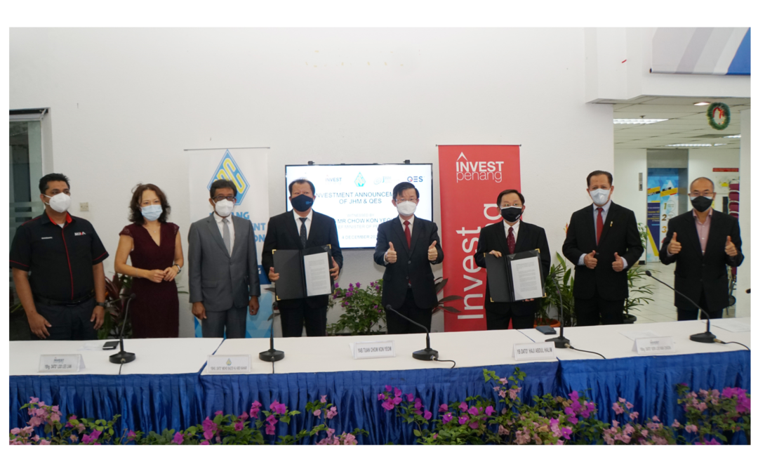 [Press Release] Penang welcomes JHM and QES for the establishment their new manufacturing presence with combined investment of RM190m