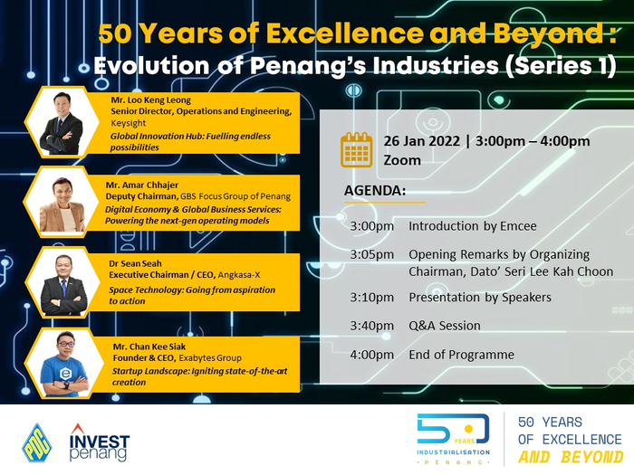 50 Years of Excellence and Beyond: Evolution of Penang’s Industries (Series 1)