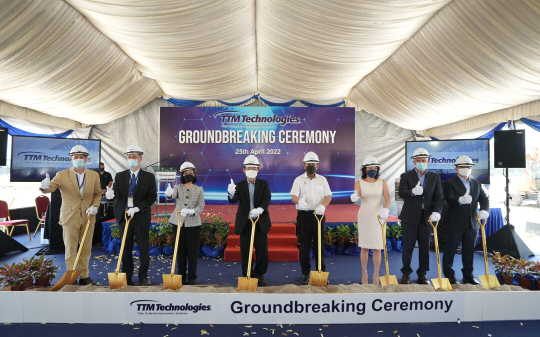 TTM Technologies Breaks Ground at Its First Manufacturing Plant in Penang, Malaysia