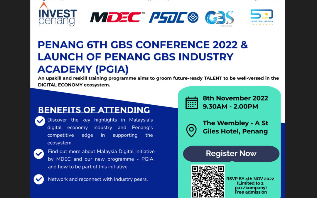 Launch of Penang GBS Industry Academy (PGIA)